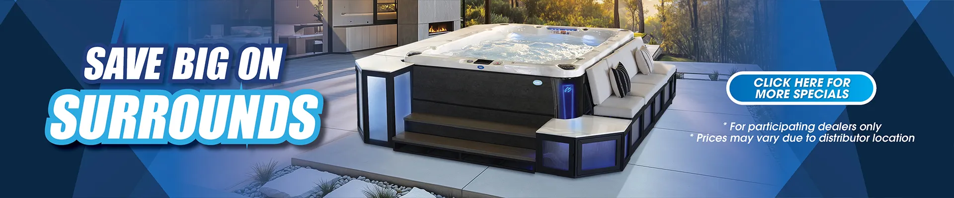 Calspas hot tub being used in a family setting - Norman