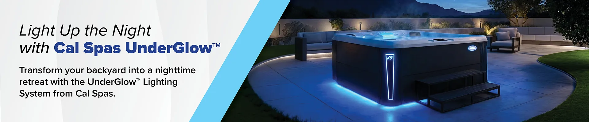 Calspas hot tub being used in a family setting - Norman